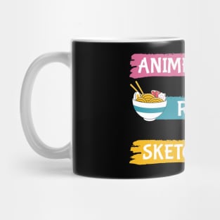 Anime Ramen Sketching Mug